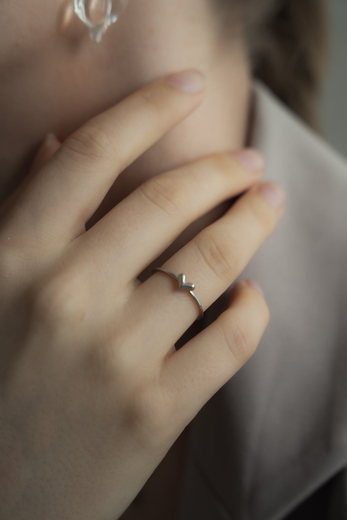 Mini Heart Ring | ミニマルハートリング – LOÉ